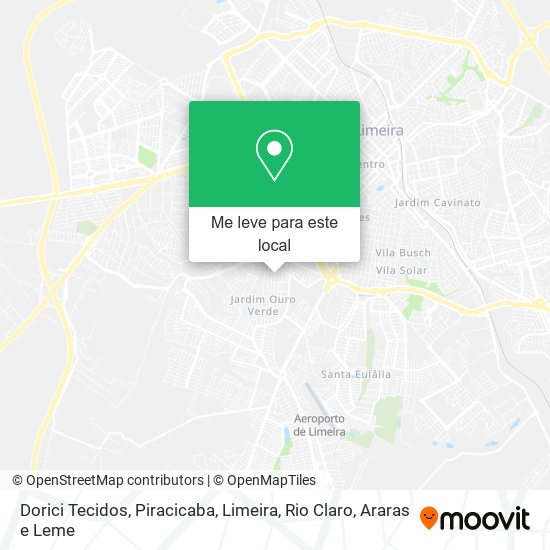 Dorici Tecidos mapa