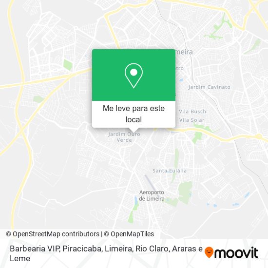 Barbearia VIP mapa