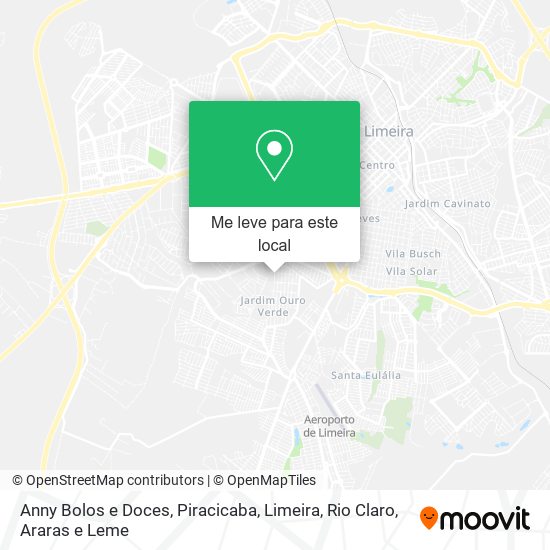 Anny Bolos e Doces mapa