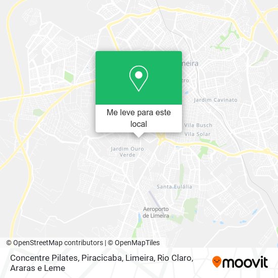 Concentre Pilates mapa