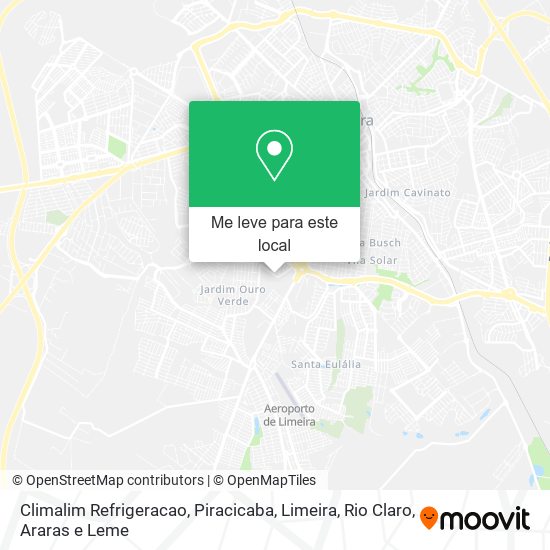 Climalim Refrigeracao mapa