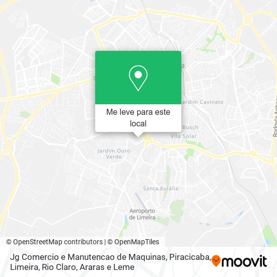 Jg Comercio e Manutencao de Maquinas mapa