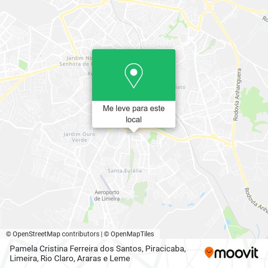 Pamela Cristina Ferreira dos Santos mapa