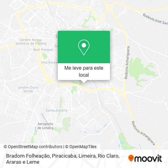 Bradom Folheação mapa