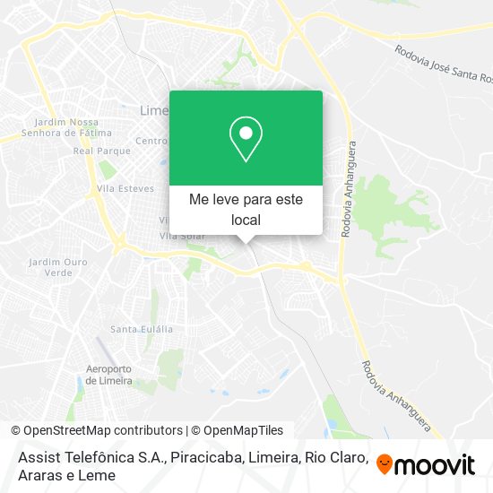 Assist Telefônica S.A. mapa