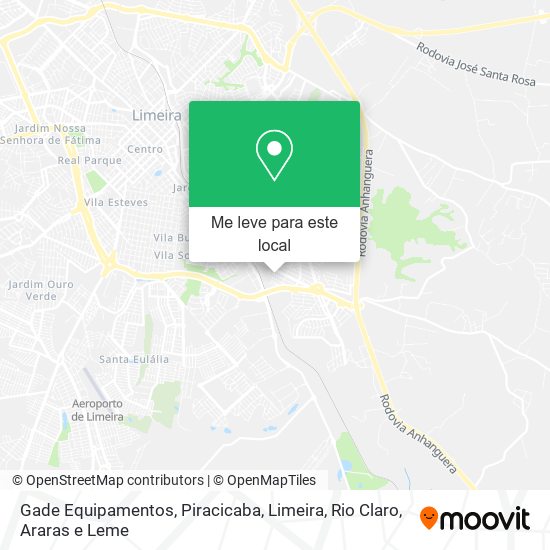 Gade Equipamentos mapa