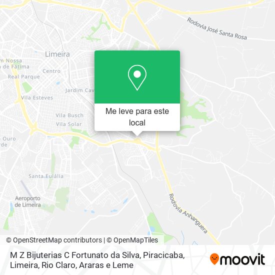 M Z Bijuterias C Fortunato da Silva mapa