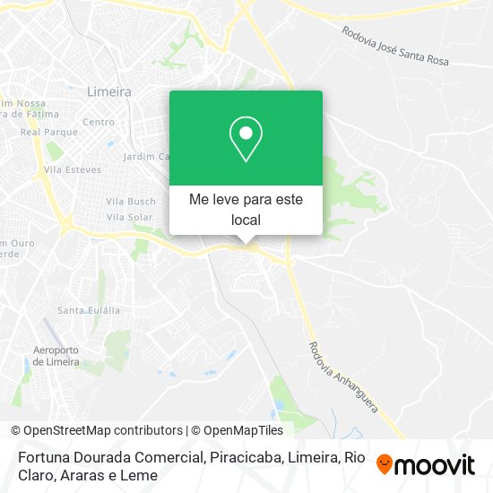 Fortuna Dourada Comercial mapa