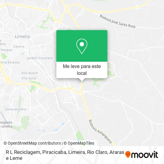R L Reciclagem mapa