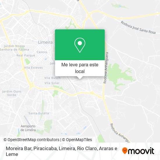 Moreira Bar mapa