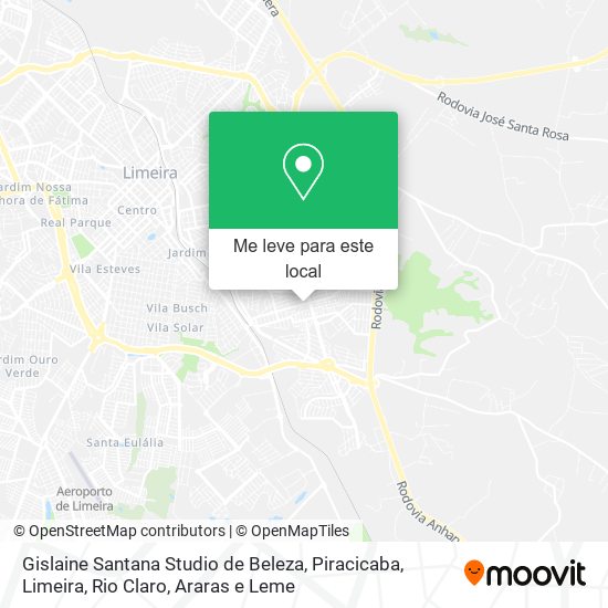 Gislaine Santana Studio de Beleza mapa