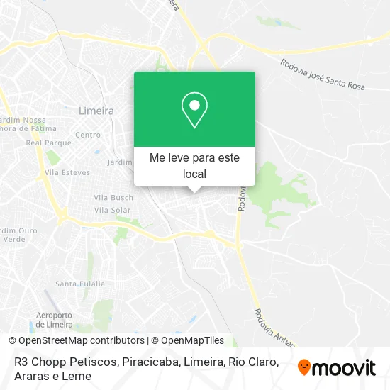 R3 Chopp Petiscos mapa