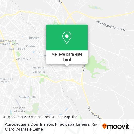 Agropecuaria Dois Irmaos mapa