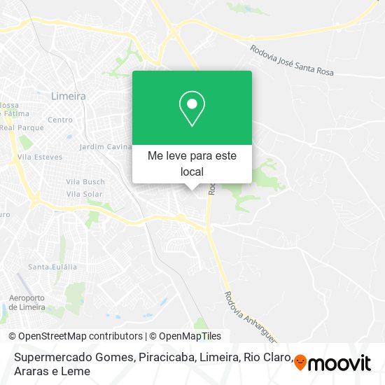 Supermercado Gomes mapa