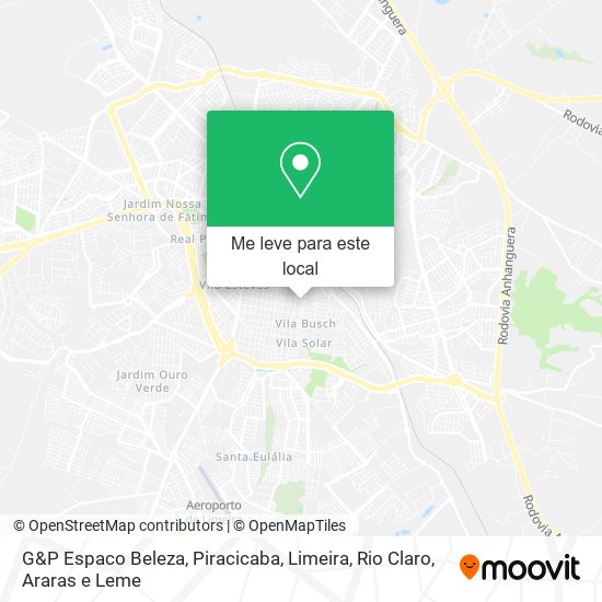G&P Espaco Beleza mapa