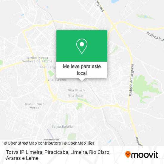 Totvs IP Limeira mapa