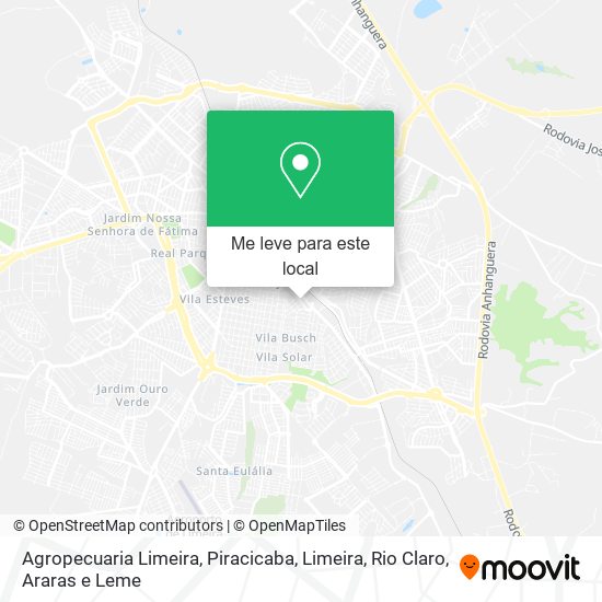 Agropecuaria Limeira mapa