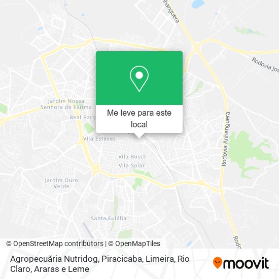 Agropecuãria Nutridog mapa