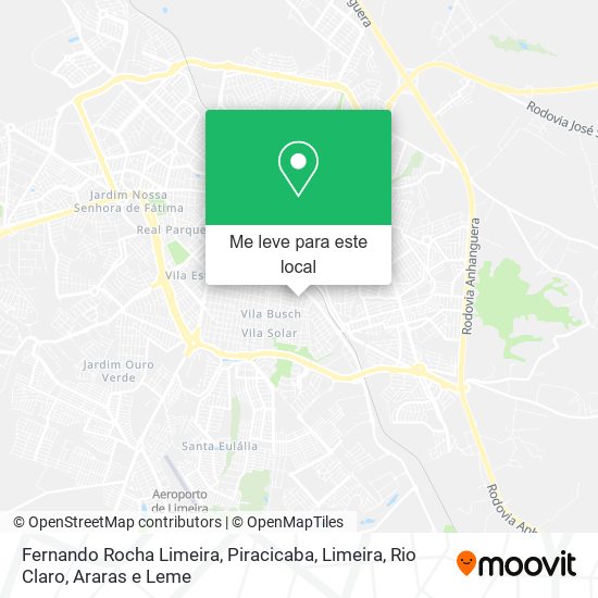 Fernando Rocha Limeira mapa