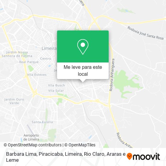 Barbara Lima mapa