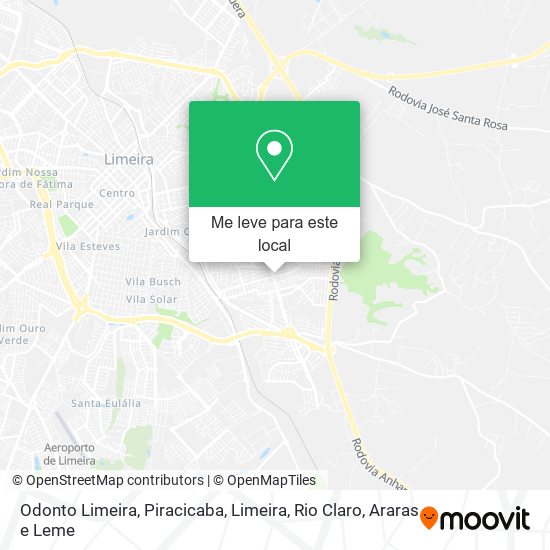 Odonto Limeira mapa