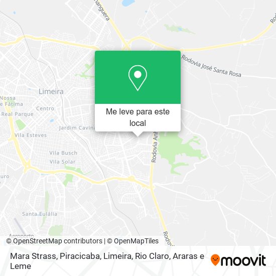Mara Strass mapa
