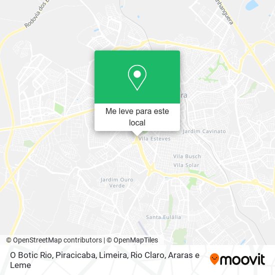 O Botic Rio mapa