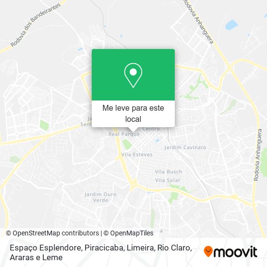 Espaço Esplendore mapa