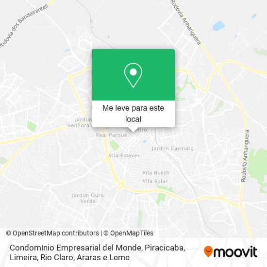 Condomínio Empresarial del Monde mapa