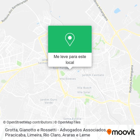 Grotta, Gianotto e Rossetti - Advogados Associados mapa