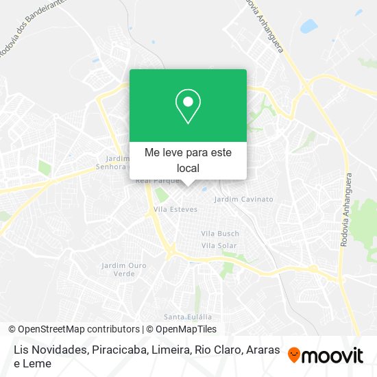 Lis Novidades mapa