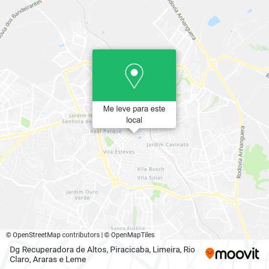 Dg Recuperadora de Altos mapa