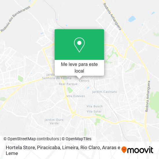 Hortela Store mapa