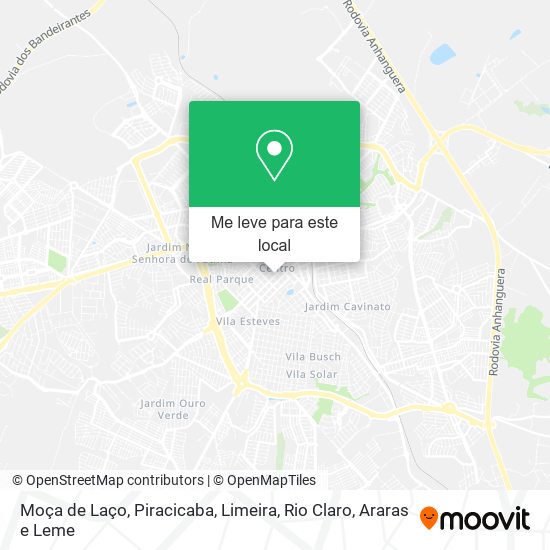 Moça de Laço mapa