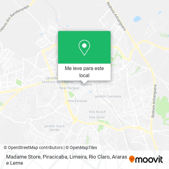 Madame Store mapa
