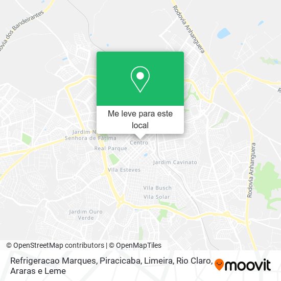 Refrigeracao Marques mapa