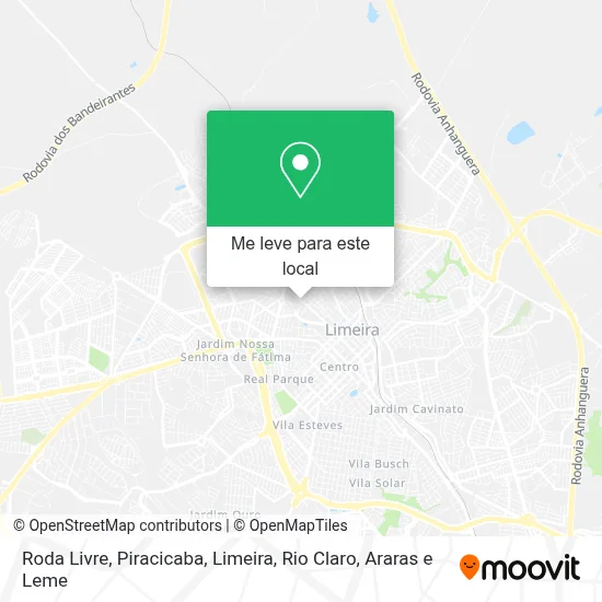 Roda Livre mapa