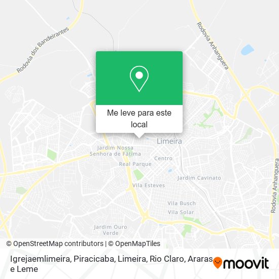 Igrejaemlimeira mapa