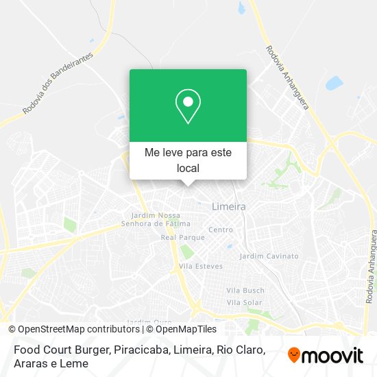 Food Court Burger mapa