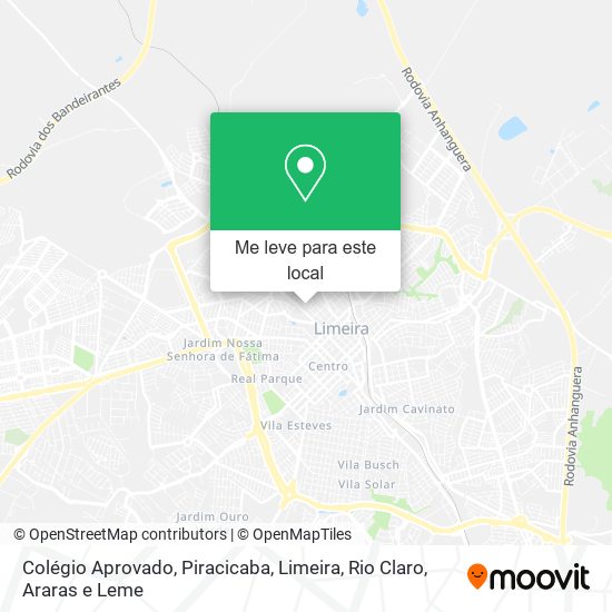 Colégio Aprovado mapa