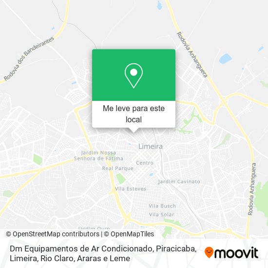 Dm Equipamentos de Ar Condicionado mapa