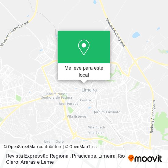 Revista Expressão Regional mapa