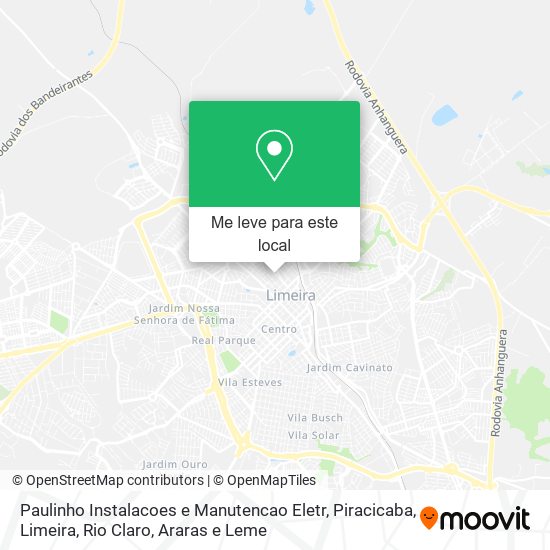 Paulinho Instalacoes e Manutencao Eletr mapa