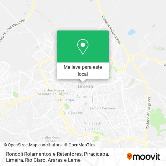Roncoli Rolamentos e Retentores mapa