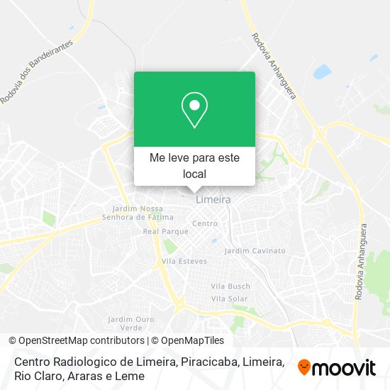 Centro Radiologico de Limeira mapa