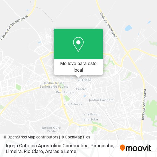 Igreja Catolica Apostolica Carismatica mapa