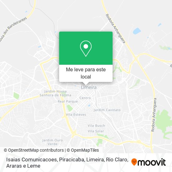 Isaias Comunicacoes mapa