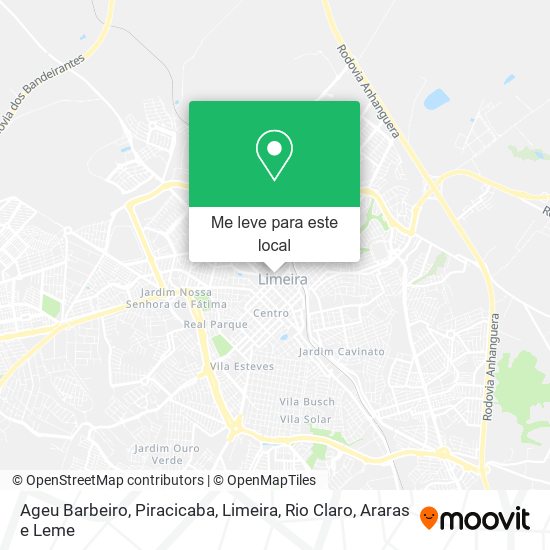 Ageu Barbeiro mapa