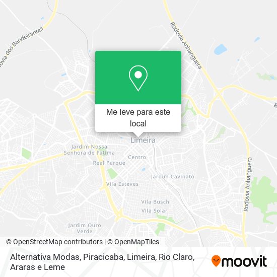 Alternativa Modas mapa