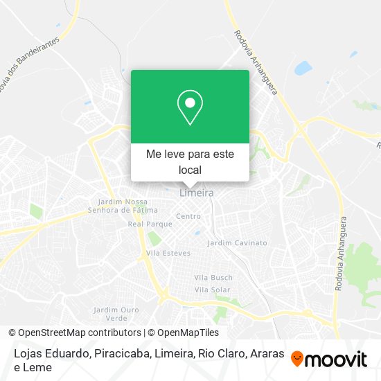 Lojas Eduardo mapa